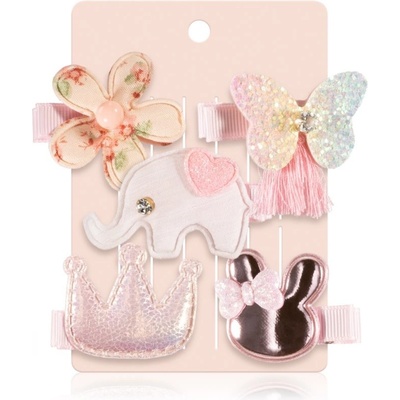 BrushArt KIDS Elephant hair clip set sponky do vlasů Elephant 5 ks – Hledejceny.cz
