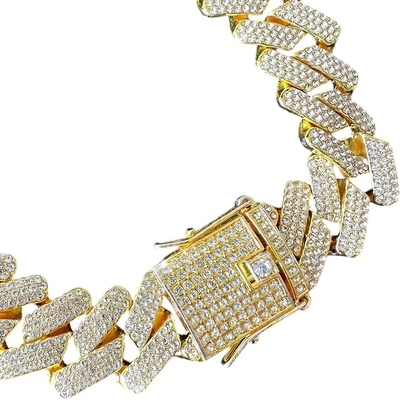 HARAHU Мъжка верижка ma-38443 - Златна / 47см / 18мм kp38443 (ma-38443)