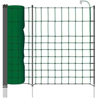 fencee Síť ohradníku, pro pes-králík, výška 65cm, 50m, 20 tyčí, zelená , Elektrický ohradník