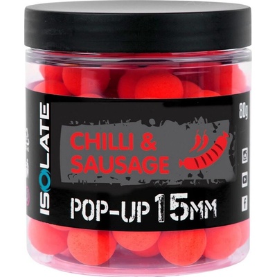 Shimano Plovoucí Boilie Isolate Pop-Up Chilli Sausage Fluo Red - 15 mm 80 g