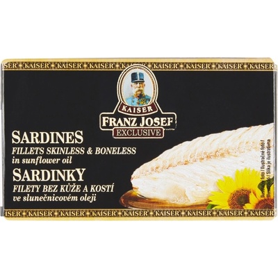 Franz Josef Kaiser Sardinky filety ve slunečnicovém oleji 90 g