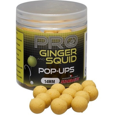 Starbaits Pro Ginger Squid Boilie plovoucí 80g 14mm