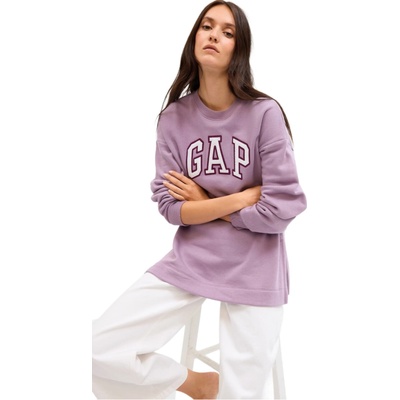 GAP Heritage Tunic Crew čierna fialová