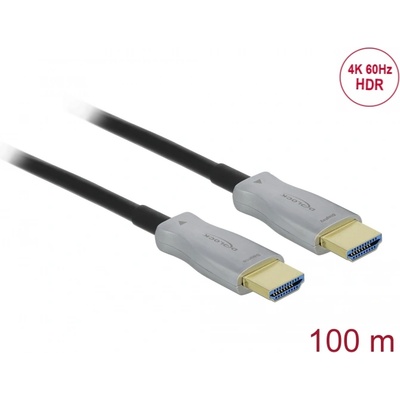 Delock Активен оптичен кабел HDMI 4K 60 Hz 100 м