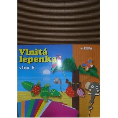 Lepenka E-Welle 260g 34,5x24,5 cm/10l hnědá rovná