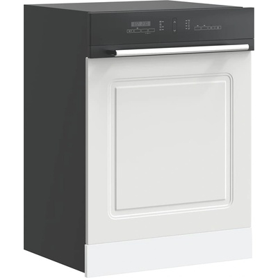 vidaXL Панел за съдомиялна машина, Kalmar, бял, инженерно дърво (853657)