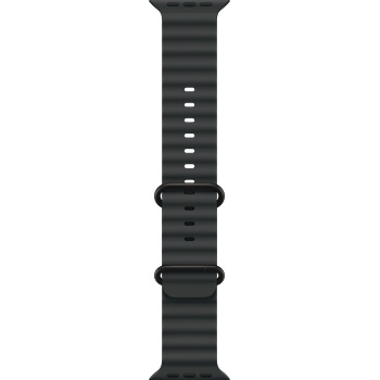 Apple Каишка от Apple - 49 мм Black Ocean Band - Black Titanium Finish (MYPD3ZM/A)