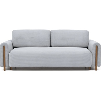 Eltap Сив разтегателен диван с място за съхранение от рипсено кадифе 244 cm Arcadova - ELTAP (SO-ARC-OA-04JAR)