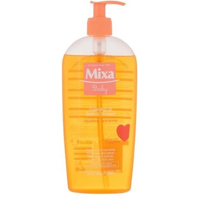 Mixa Baby 400 ml нежно пенливо масло за измиване и укрепване на детската кожа