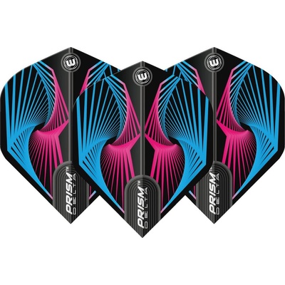 Winmau Prism Delta Spiral, modro-růžové