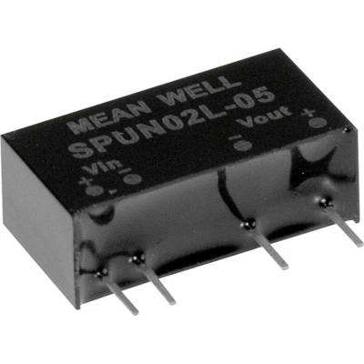 MEAN WELL SPUN02N-12 DC / DC menič napätia 167 mA 2 W Počet výstupov: 1 x