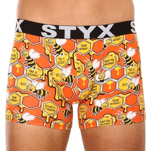 Styx Мъжки боксерки Styx long art спортна гума пчелки Styx | Mnogotsveten | МЪЖЕ | XL