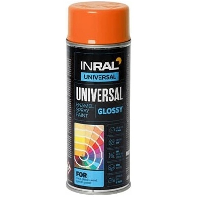 Inral Uni farba v spreji 400 ml RAL 2004 oranžová matná