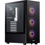 Ion Computers Геймърски компютър ION VALOR MESH BLACK с процесор AMD Ryzen 5 5600X, видео карта GeForce RTX 5060 8GB GDDR7, RAM памет 16GB(2x8GB) DDR4 3200MHz, SSD 1TB NVMe M. 2 PCIe 4.0 (c006591)