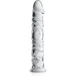 Glossy Toys Стъклено дилдо с релеф Glossy №4 прозрачно