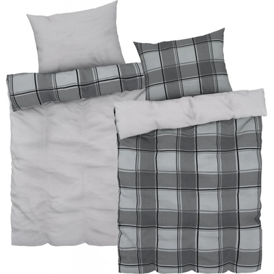 Livarno home povlečení z jemného flanelu šedá 140x200 70x90 – Zbozi.Blesk.cz