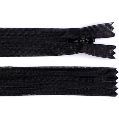 Stoklasa Spirálový zip skrytý No 3 délka 60 cm dederon Balení: 1 ks, Varianta: 332 černá 332 černá