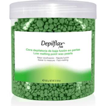 Depilflax tvrdý vosk na depiláciu v granulkách 600 g zelený