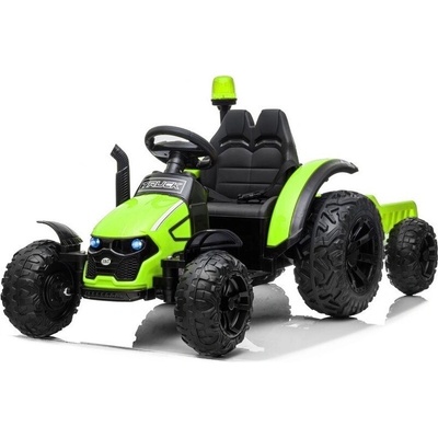 Mamido elektrický traktor s vlečkou Truck zelená