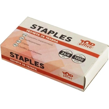 Top Office Телчета за телбод, размер 24/6 mm, 1000 броя (1090140009)