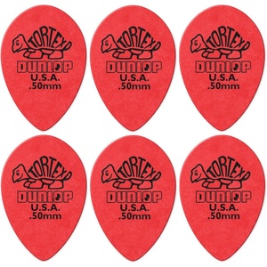 Dunlop 423R 0.50 Small Tear Drop 6 Перце за китара (423R50-6PACK-SET)