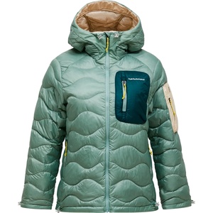 Peak Performance Дамско пухено яке Peak Performance Women's Helium Utility Down Hood Down jacket - Green Valley (104-5351-0615)