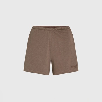 O'Neill dámské kraťasy Essentials Script Sweatshorts 1700078-17028 hnědá