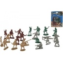 Mikro Trading Sada vojáci 2 tanky + 2 vojska 53ks v sáčku