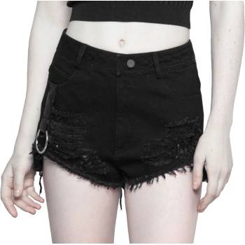 Image 1 of PUNK RAVE Дамски шорти punk rave - Куро Неко - opk-210 bk