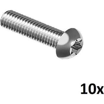 EKOfence Skrutka PH/TORX M5x16 DIN7380 A2 nerezová 10ks/bal 3396