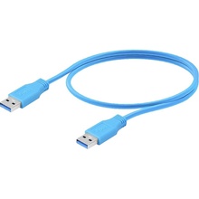 Weidmüller 2581730018 USB USB-A zástrčka, 1,8m, modrý