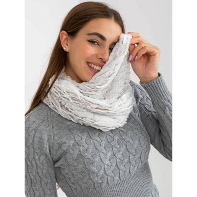 Scarf-AT-KM-001.76-white-brown šedá Factory Price 2016103299089