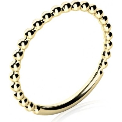 Couple prsten Bubbles ze žlutého zlata 5210522 0 0