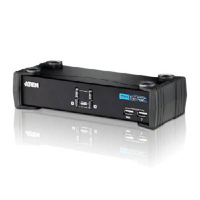 KVMP превключвател, ATEN CS1762A-AT, 2-портов, USB, DVI, Audio (ATEN-CS1762A-AT-G)