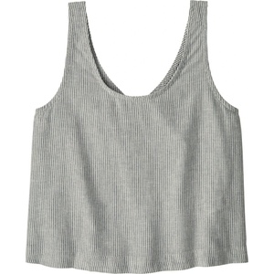 Patagonia Дамски топ Patagonia Women's Garden Island Top - Solstice Stripe: Smolder Blue - размер XL (916-6165-0215)