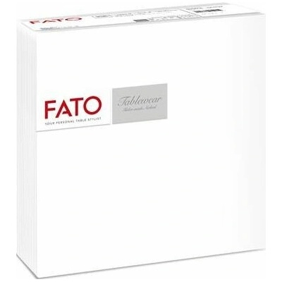 FATO Servítky 1/4 ohyb 40x40 cm Airlaid biele 50ks
