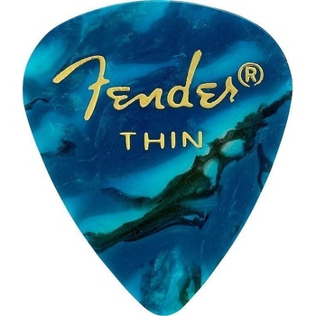 Fender 351 Shape Premium Pick Thin Ocean Turquoise