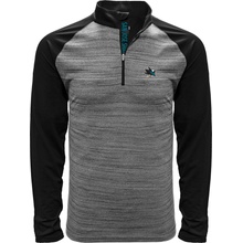 Levelwear mikina San Jose Sharks Vandal Quarter zip Midlayer