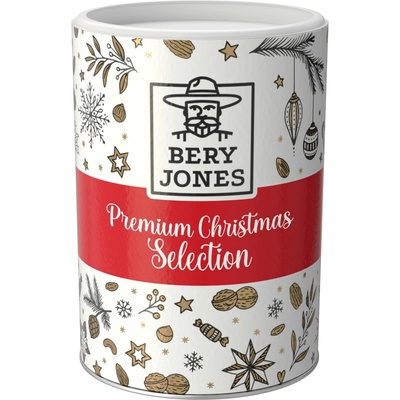 Bery Jones Vianočná zmes orechov BIO v tubuse 300 g