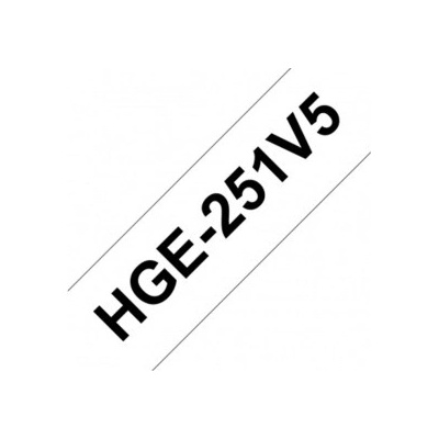 Brother HGE-251, bílá / černá, 24 mm, HGE251V5