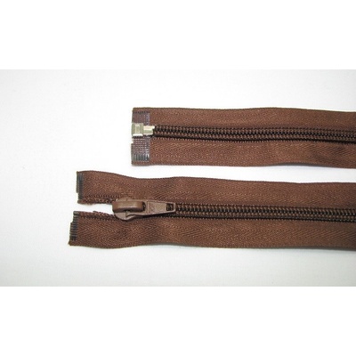 Zips špirála deliteľný 5mm - dĺžka 75cm,hnedá