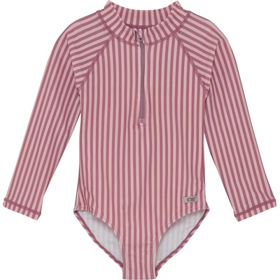 Huttelihut Детски бански костюм Huttelihut Kid's Swimsuit L/S UV60 Swimsuit - Rose - размер 110 (EU) (750-2712-0114)