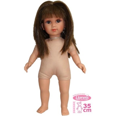 Llorens 535S SARA - реалистична кукла с меко текстилно тяло - 35 см