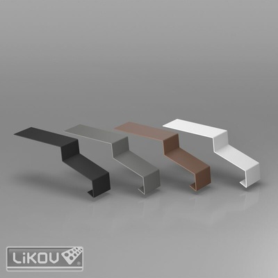 LIKOV BB-S šedá/spojka balkonových lišt