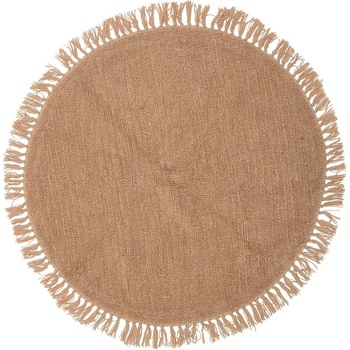 Image 1 of Bloomingville Вълнен кръгъл килим в естествен цвят ø 110 cm Lenea - Bloomingville (82052946)