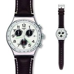 Swatch Мъжки часовник Swatch YVS43 Цвят Кафяв