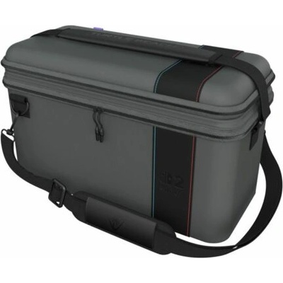 Turtle Beach PlayTrek 2в1 калъф за пътуване, Nintendo Switch/Switch 2, каишка за рамо, Carbon Black, чанта за конзола (TBA-8204-85)