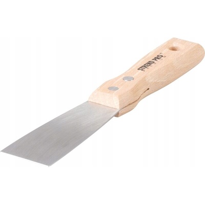 Špachtľa Strend Pro Premium S295, 40x1,2 mm, Inox/nehrdzavejúca oceľ, buková rúčka