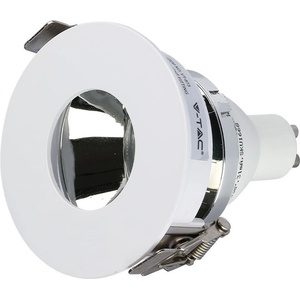 V-TAC gu10 Отливка Кръг Бяло+Хром - 3160 (3160)