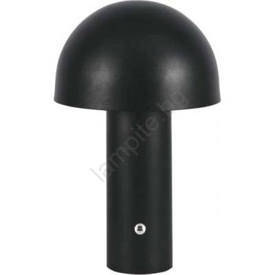 V-TAC LED регулируема презареждаема настолна лампа LED/1W/5V 3000-6000K 1800 mAh черна (VT1324)